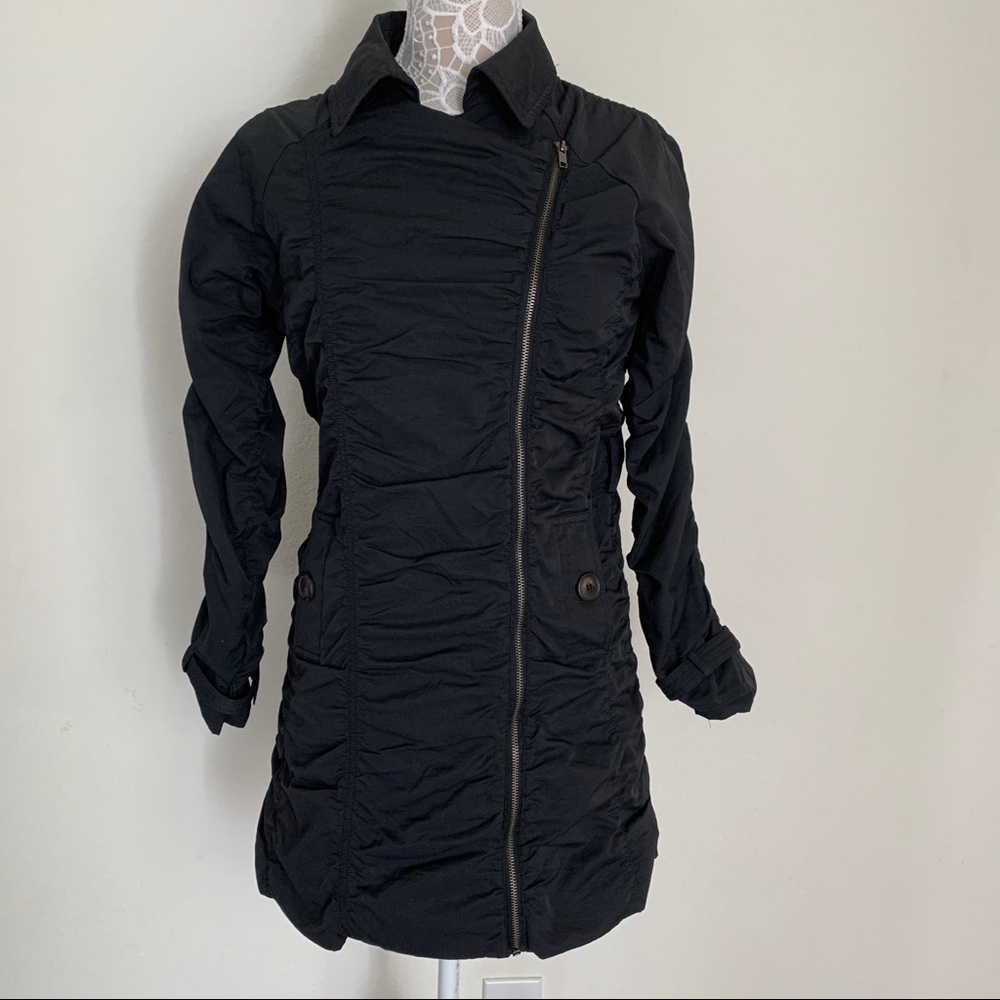 Juicy & Spicy Ruffled Black Coat